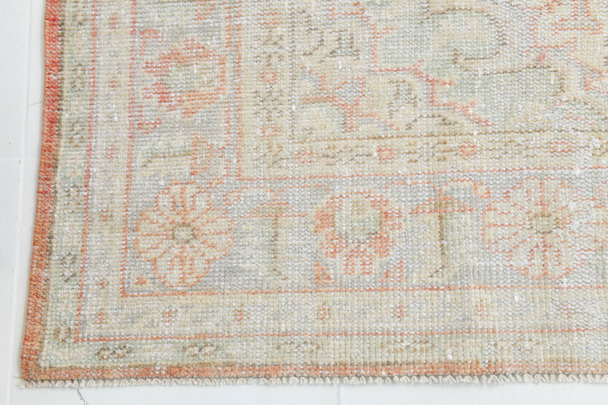 7x10 Rug For Living Room Pale Red Persian Rug, 229x326Cm