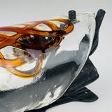 Vintage brutalist wall lamp, Italy, 1970s