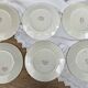 Assiettes plates Favori Sarreguemines rose