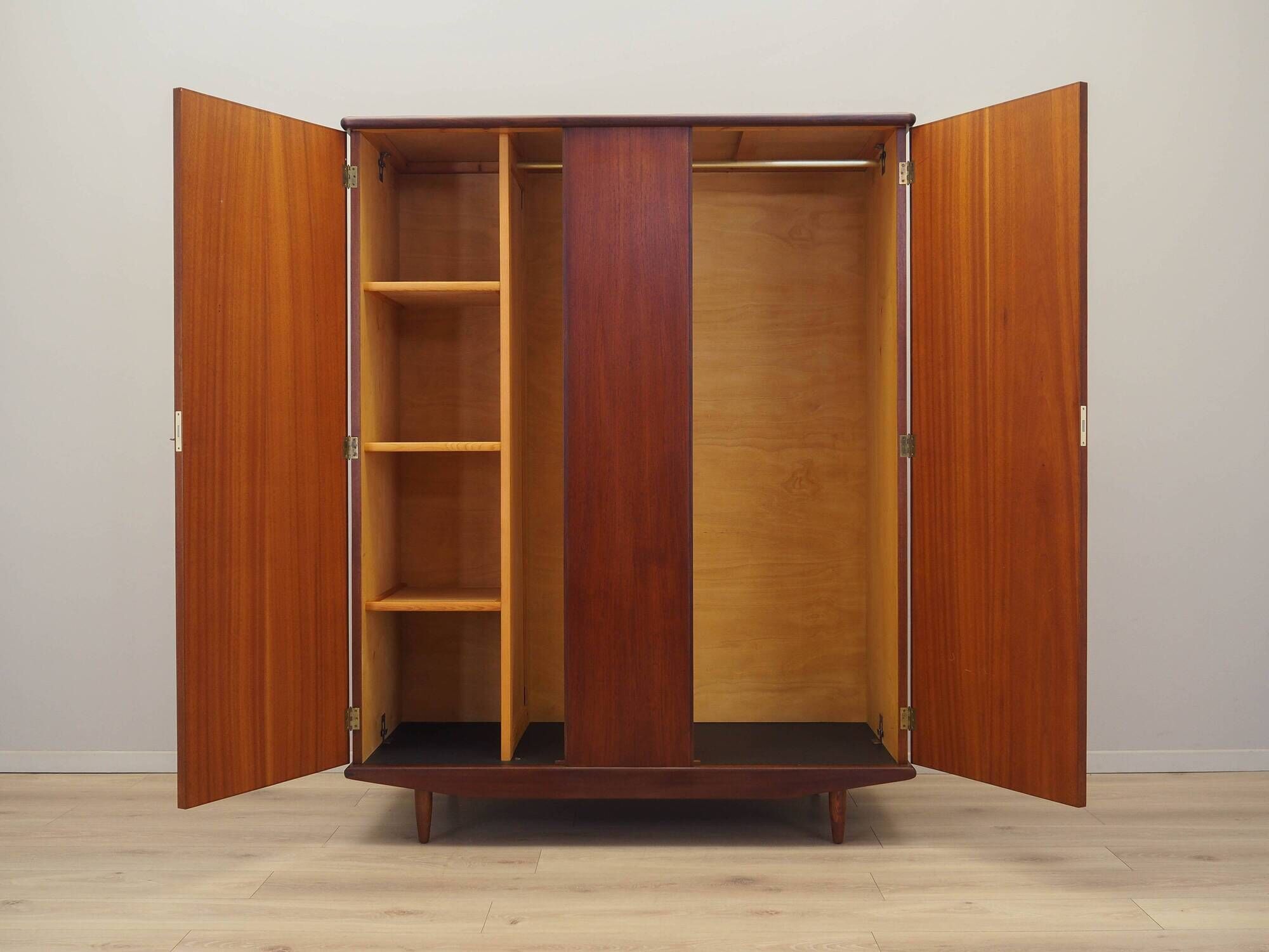 Teak wardrobe, Danish design, 1960s, production: Denmark