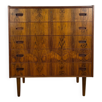 Danish rosewood chest of drawers from the 1960s – 5 drawers
