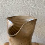 Large ceramic pitcher enamelled 70s Vallauris