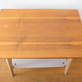 Mid-century beech side table