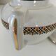 Art Deco filter coffee maker in Limoges porcelain by Balleroy Frères