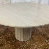 Jean Charles travertine dining table for Roche Bobois 1970s