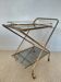 Desserte de bar pliante "Hollywood Regency"-Design Italien
