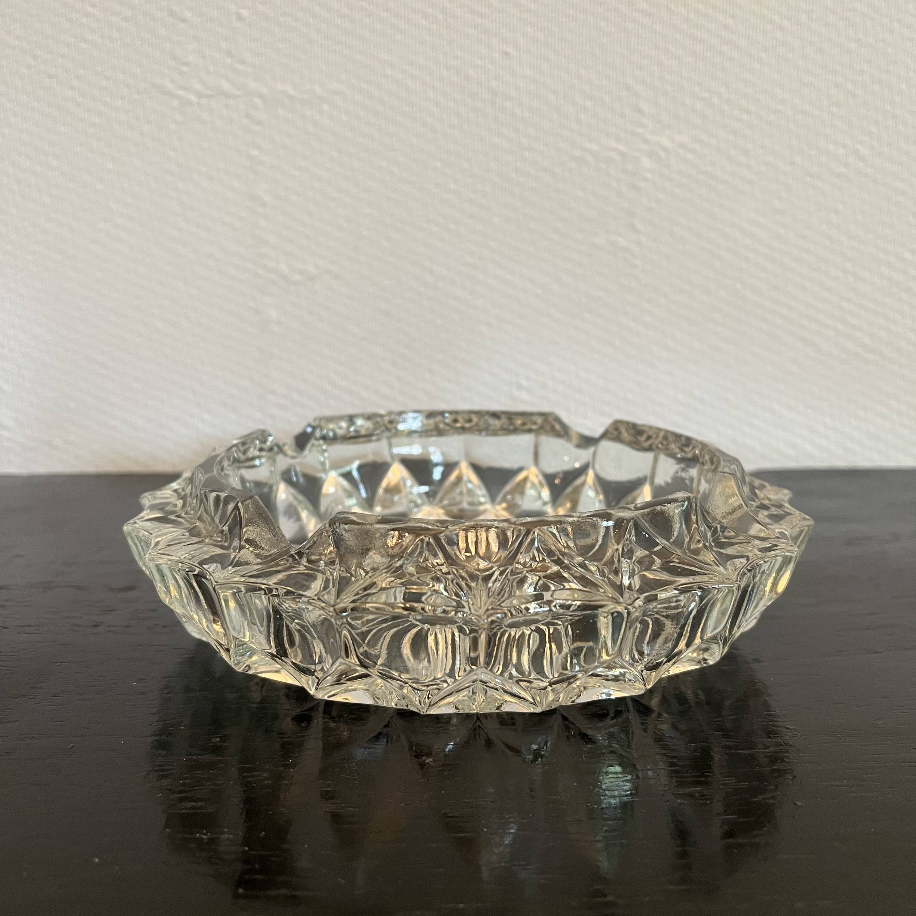 Crystal ashtray