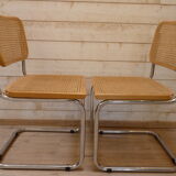 Eight chairs "Cesca B32" by Marcel Breuer