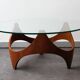 Modernist Coffee Table attributed to HP Glass, USA, 1960s