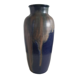 Léon Pointu enamelled stoneware vase 1930