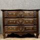 important curved Lyonnaise chest of drawers Louis XV period in solid walnut circa 1750
