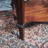 Art Nouveau marquetry pedestal table
