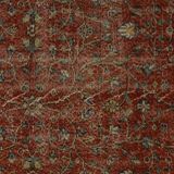 One-of-a-kind turkish handwoven vintage rug - rustic vintage charm 260x 161