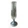 Glass and metal soliflore vase
