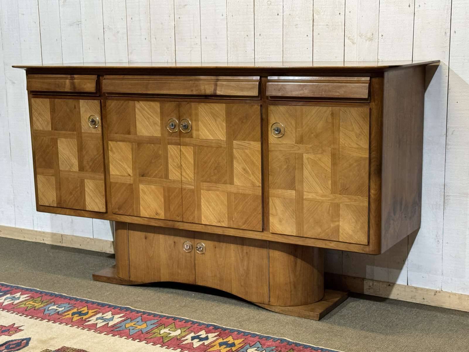 Art Deco enfilade signed Jorj Rual (1901-1986) dated 1935