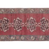 Vintage Turkish Oushak Rug Handwoven 102x237 cm