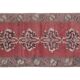 Vintage Turkish Oushak Rug Handwoven 102x237 cm