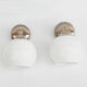 Pair of VEB Vereinige Gorlitz sconces, Germany in the 1950s