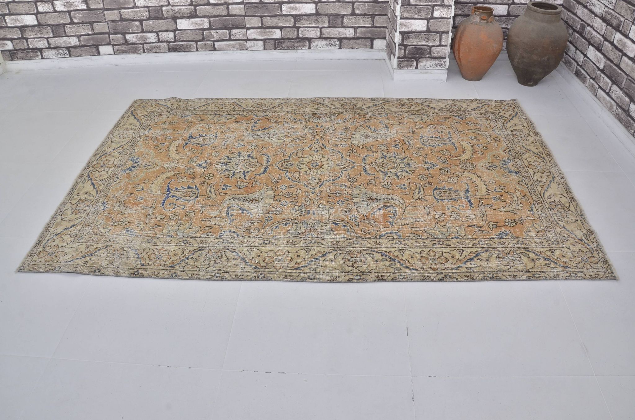Tapis d'aire vintage bohème sku 1348