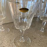 6 verres à vin Cristal d’Arques