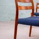 Set of 2 Model No. 84 Teak Chairs by Niels Otto Møller, Denmark, 1960s