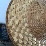Vintage suspension in woven wicker