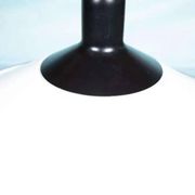 1970s Swedish minimalist Scandinavian suspension lamp with a pull switch.