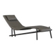 Chaise longue en cuir gris Donovan par Giuseppe Viganò pour Cattelan, Italie, années 2000.