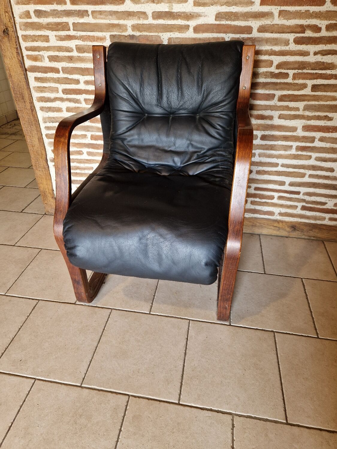 Rare set of 4 vintage design chairs from Finland by Asko.