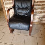 Rare set of 4 vintage design chairs from Finland by Asko.