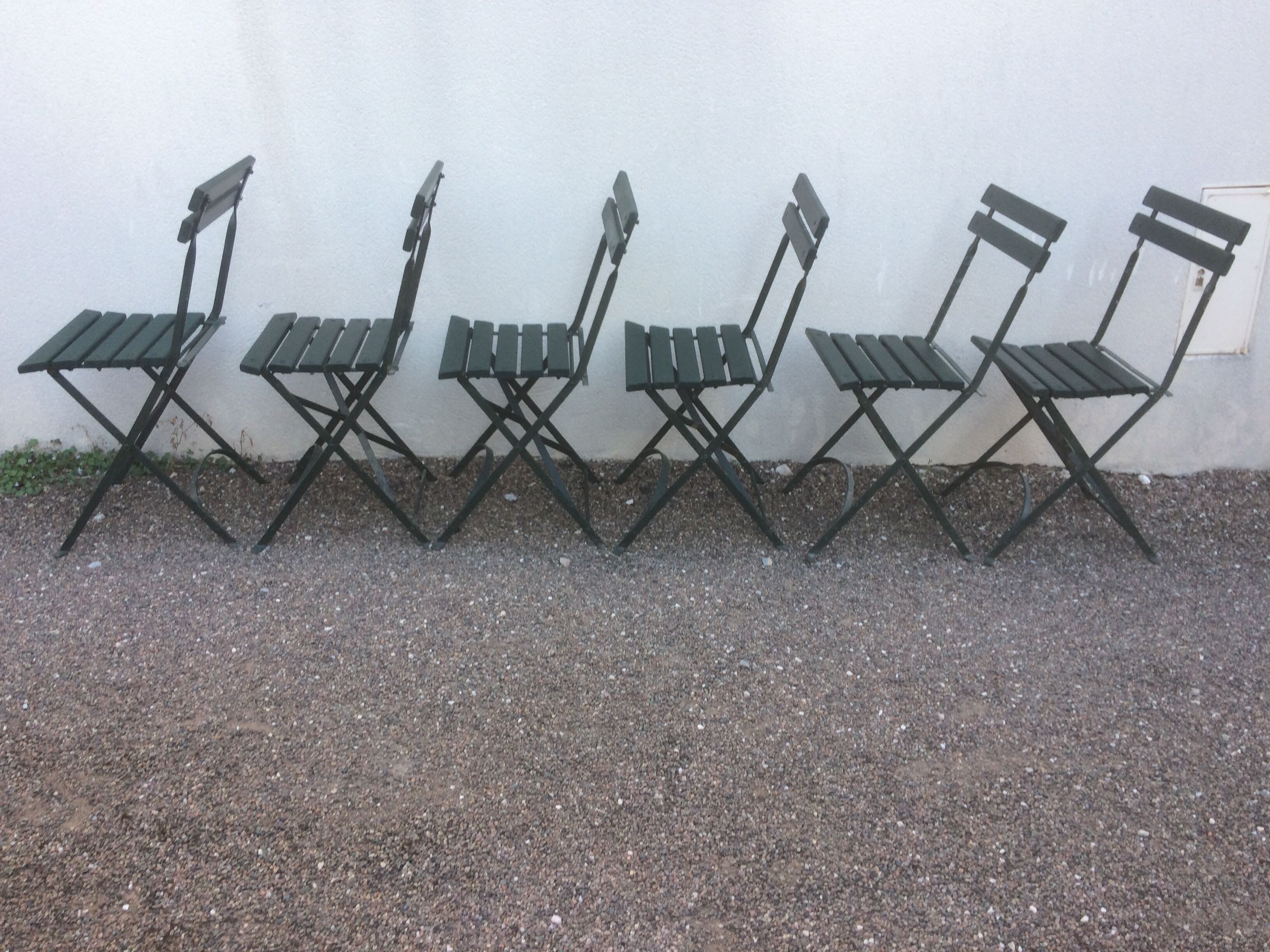 Garden folding chairs