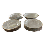 Limoges porcelain service lot