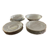 Limoges porcelain service lot