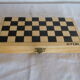 Jeu dame et backgammon de voyage bois