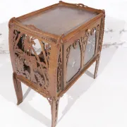 Amsterdam School Arts and Crafts tea cabinet Dutch Colonial