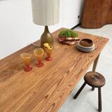 Pine and oak farmhouse table 220 cm
