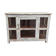Small old white wooden display case