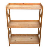 3-Tier Solid Wood Shelf