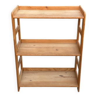 Étagère en bois massif 3 niveaux