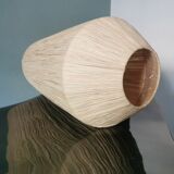 Hanging in natural raffia