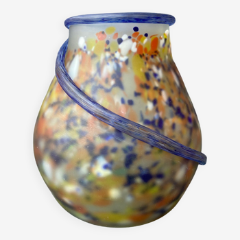 Art Deco vase in glass paste - Muller Frères Luneville