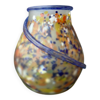 Vase Art déco en pâte de verre - Muller Frères Luneville