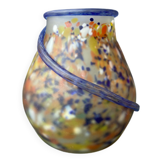 Art Deco vase in glass paste - Muller Frères Luneville