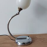 Art Deco chrome ball lamp.