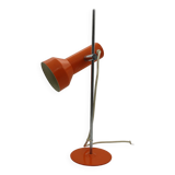 Orange metal lamp from the 70s