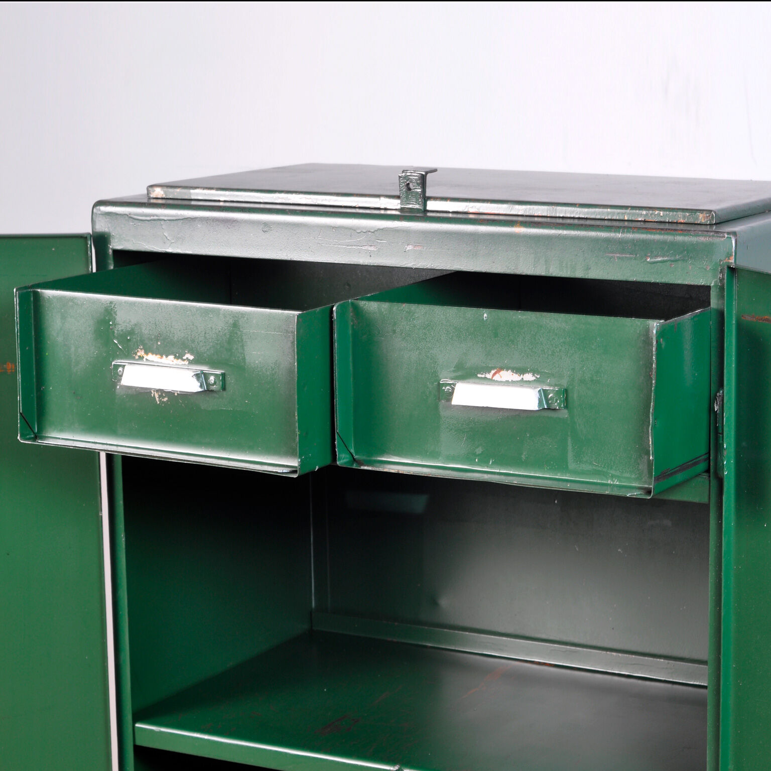 Industrial Iron Cabinet, 1960s