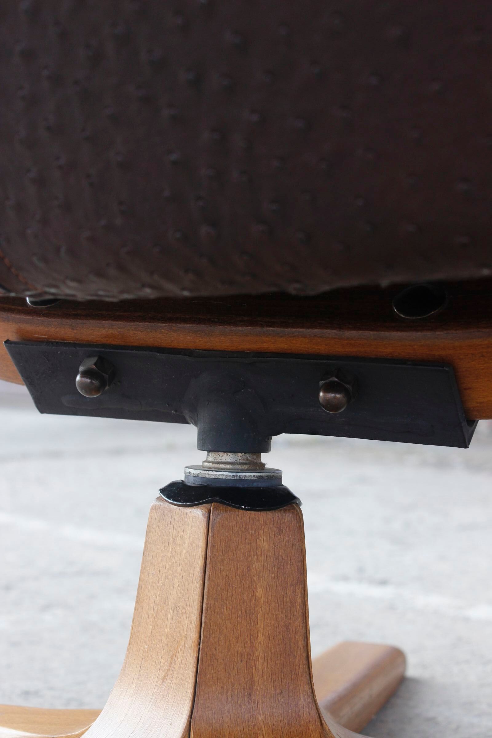 Relaxation armchair & Ottoman Scandinavian design Sweden 1960s