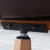 Relaxation armchair & Ottoman Scandinavian design Sweden 1960s