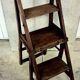 Library chair folk art stepladder