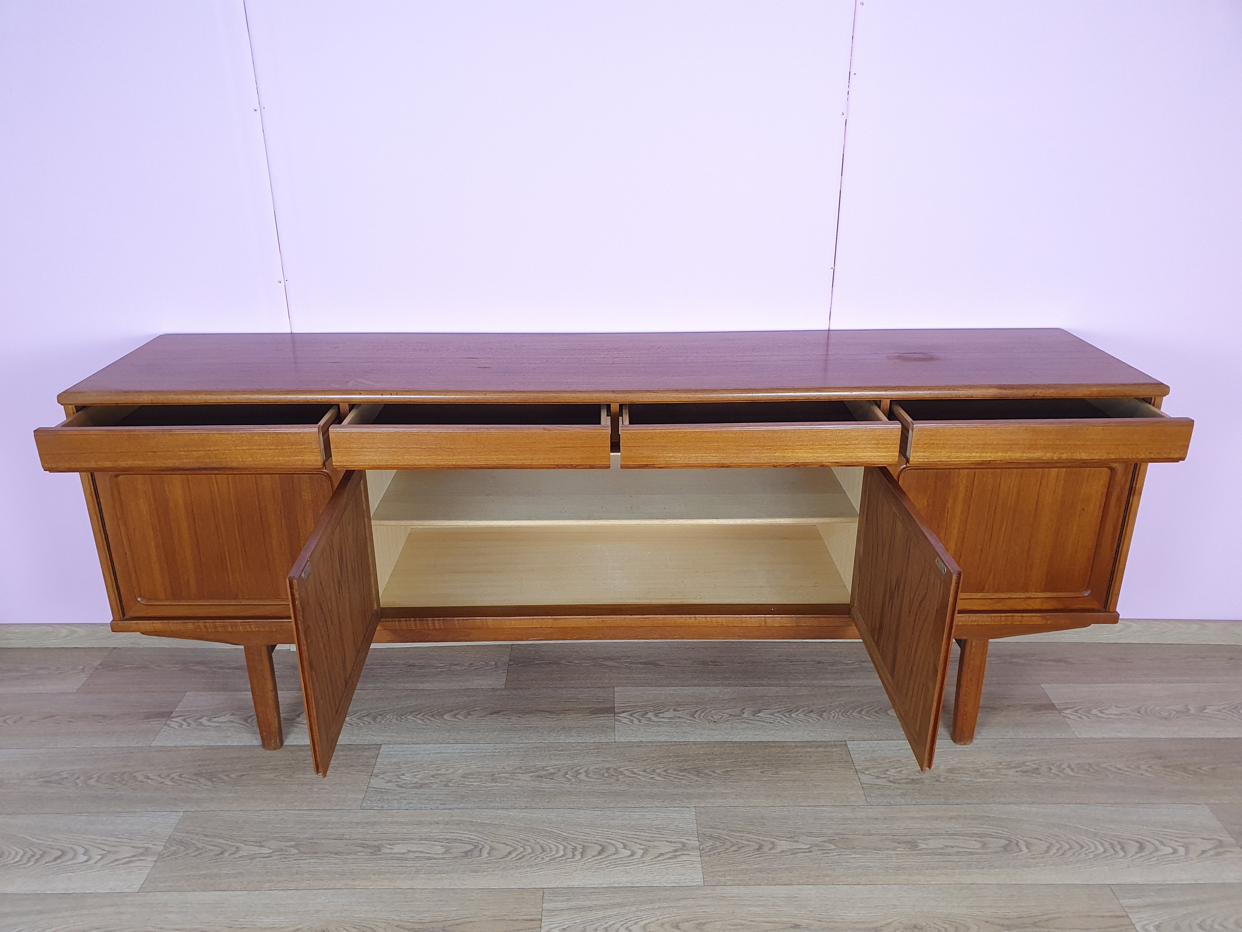 Norwegian teak sideboard from nordas, 1960s